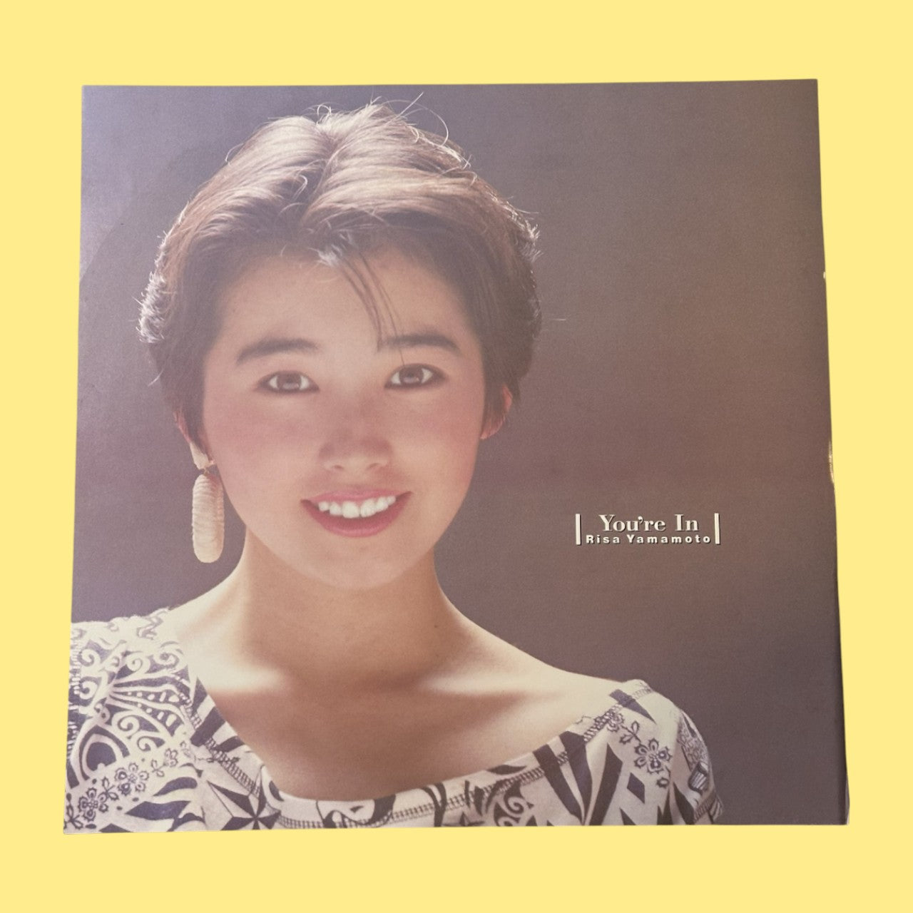 RISA YAMAMOTO – You’re In (山本理沙) — (1988) Vinyl Record LP