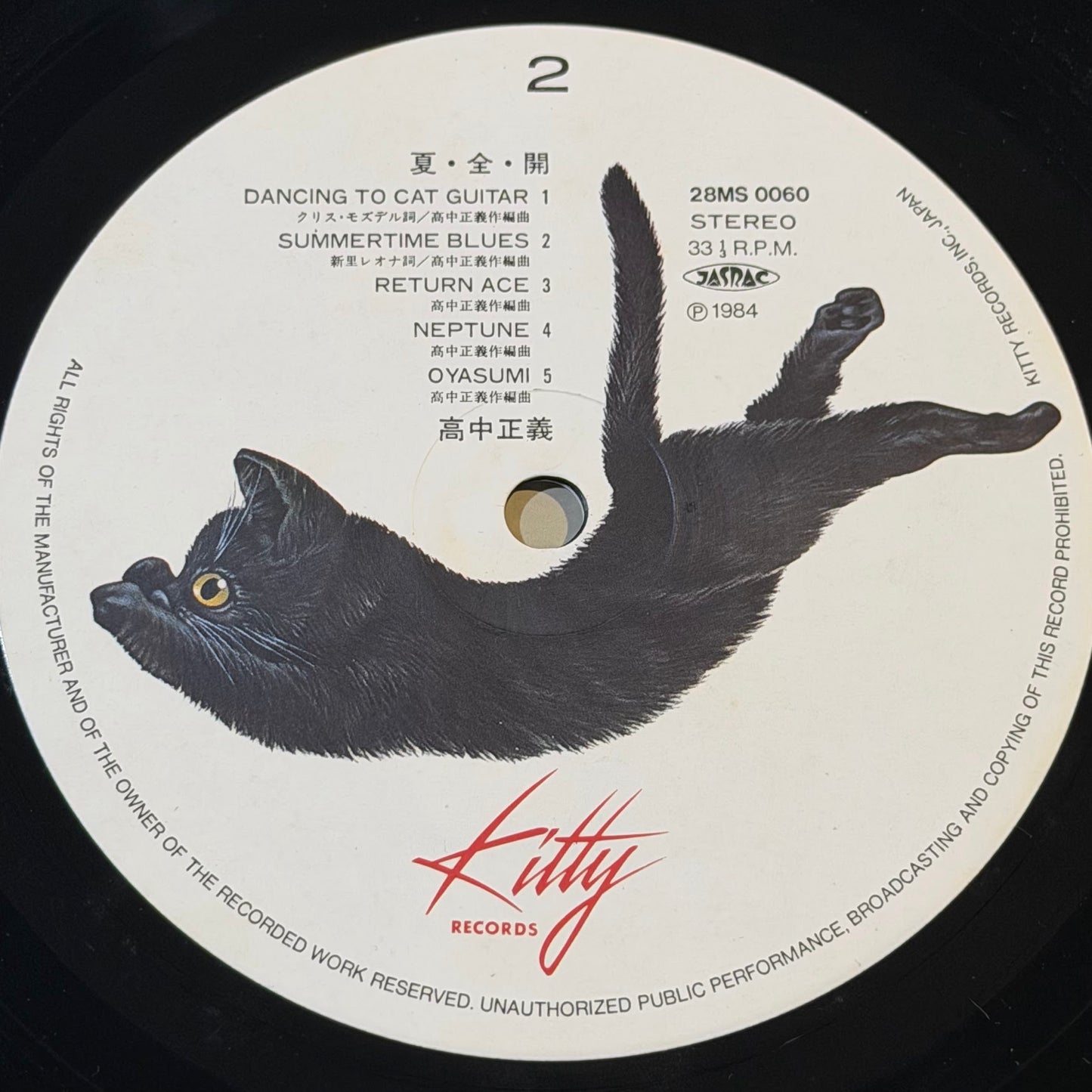 MASAYOSHI TAKANAKA - Summer Full Open (夏・全・開) Vinyl Record LP (1984)