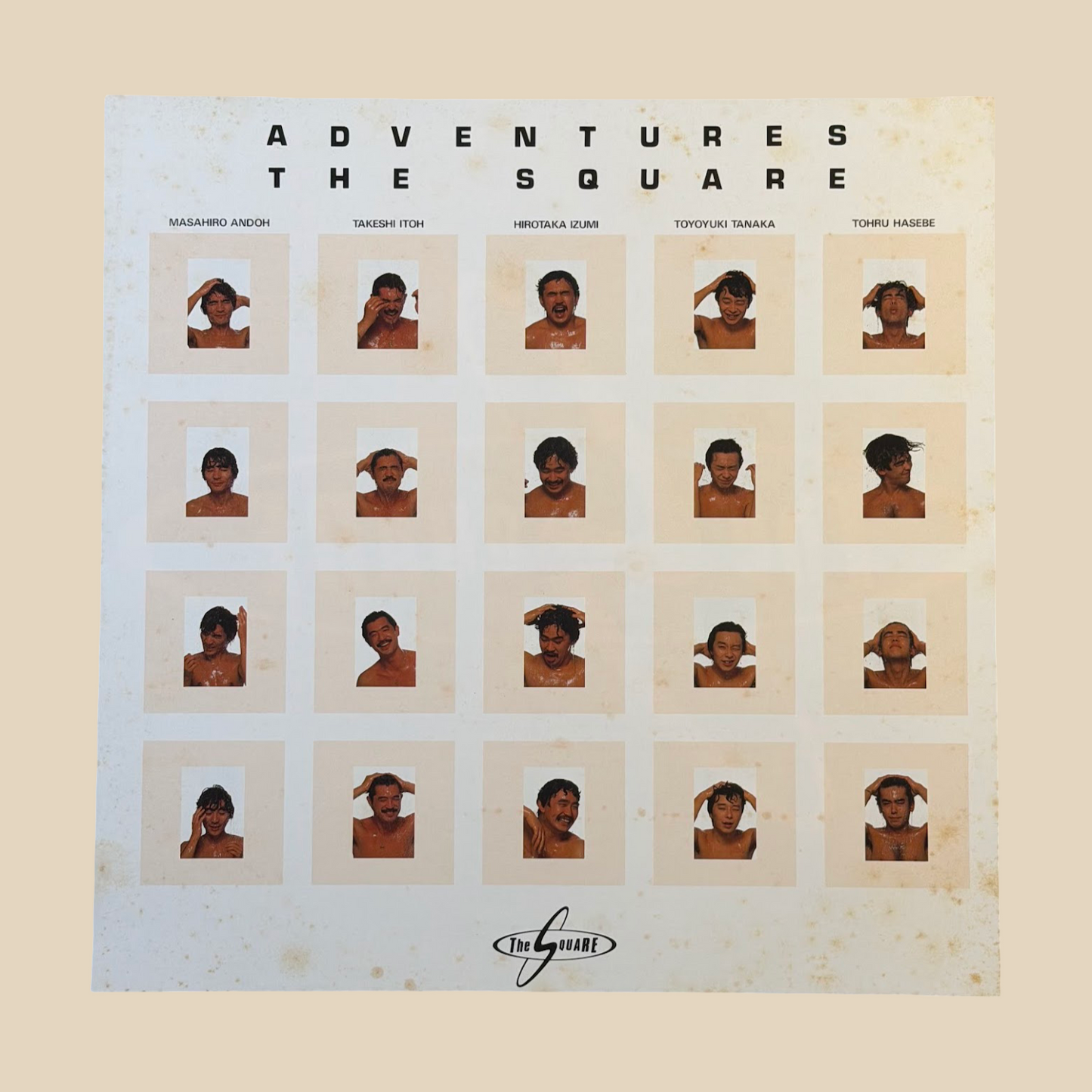 THE SQUARE - Adventures Vinyl Record LP with Original Shrink Wrap (1984)