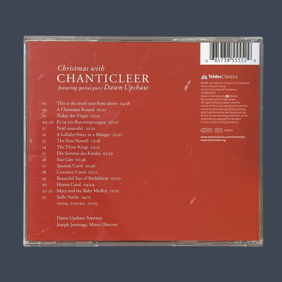 CHANTICLEER – Christmas with Chanticleer (featuring Dawn Upshaw) CD