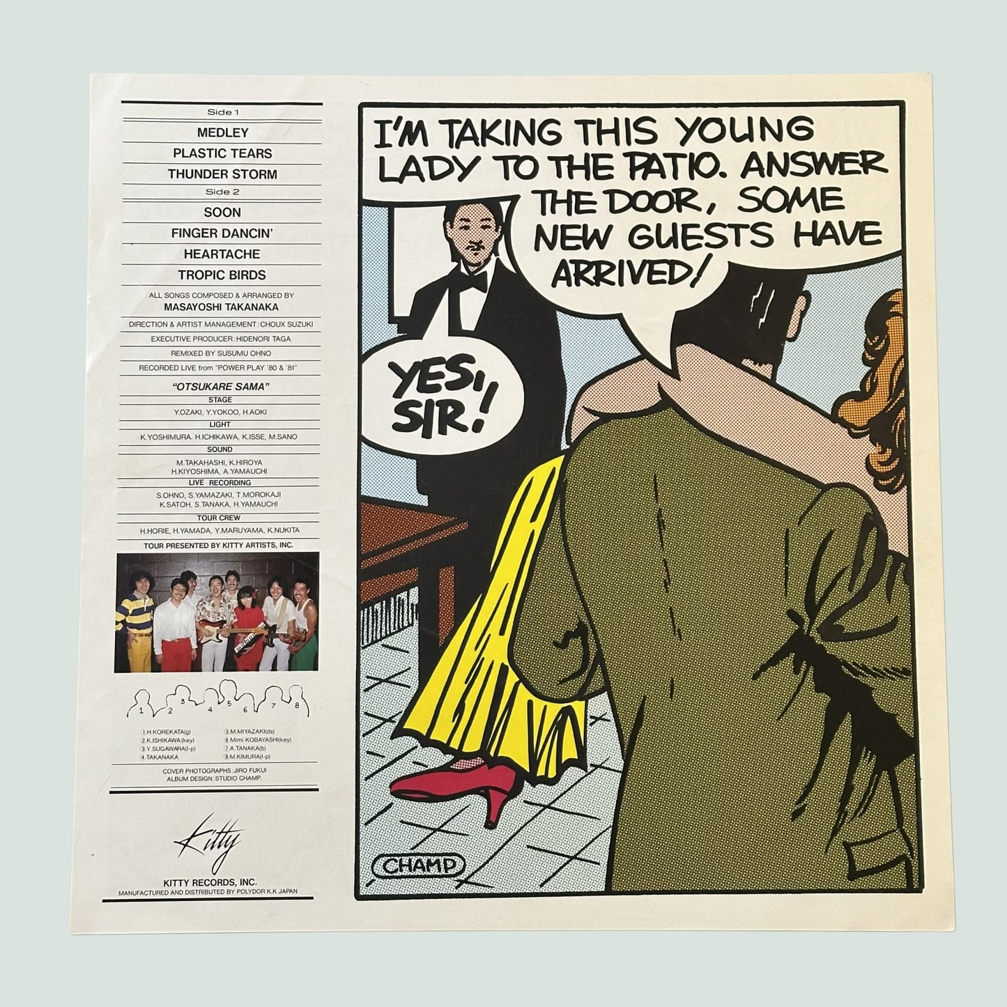 MASAYOSHI TAKANAKA – Ocean Breeze (1979 Original Pressing) Vinyl Record LP