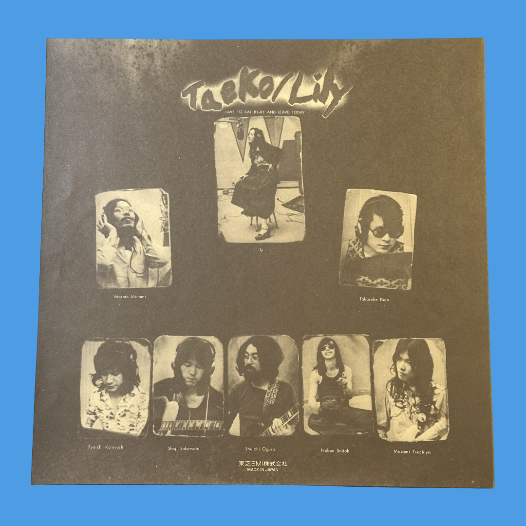 LILY (リリィ) – Taeko / Lily (1974) Vinyl Record LP