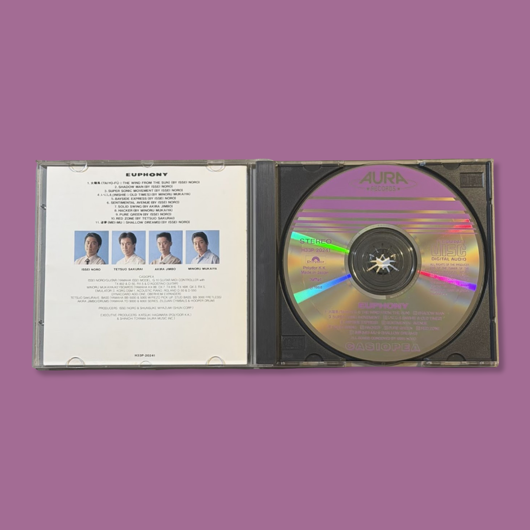 CASIOPEA - Euphony CD (1988 Polydor ‎– H33P-20241)