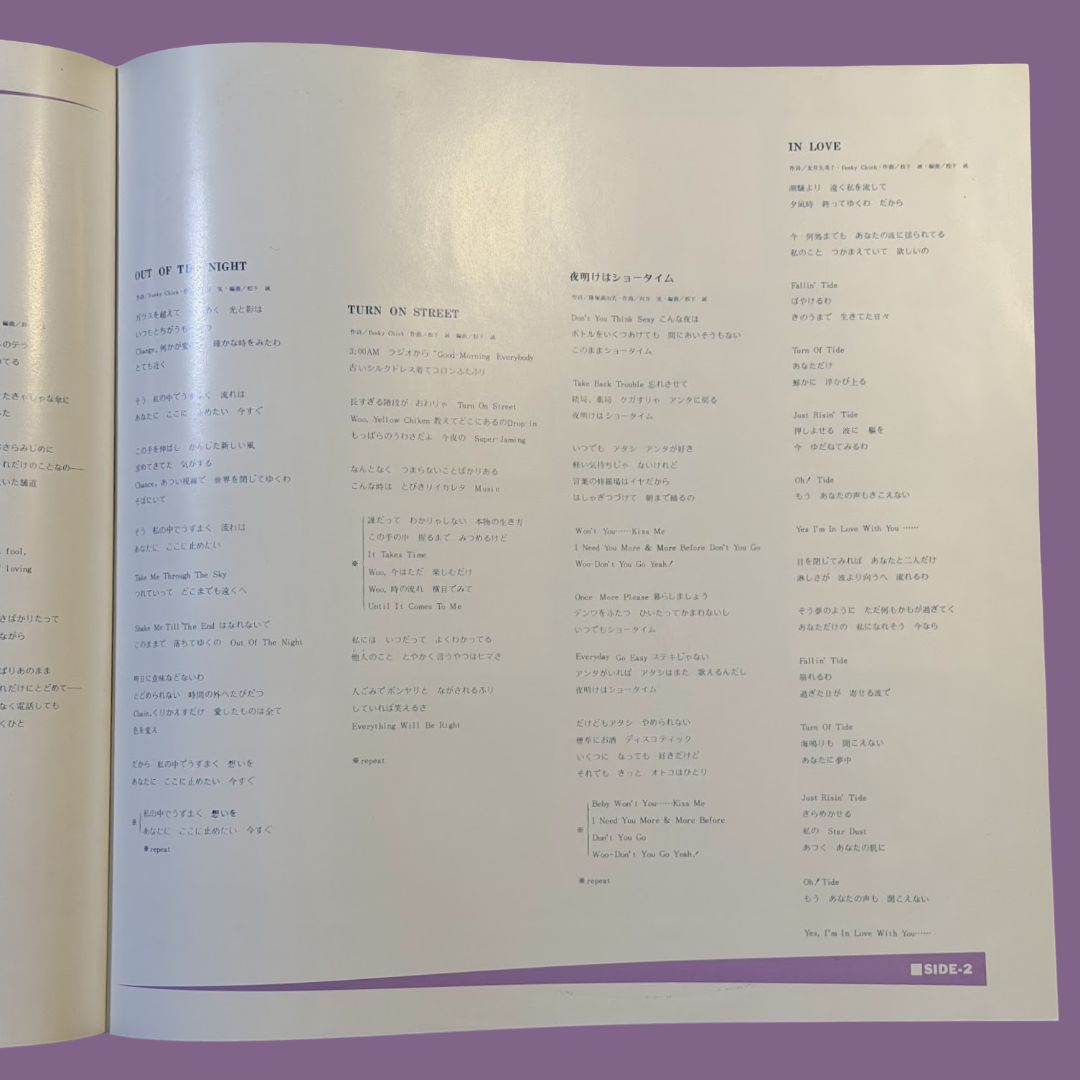 MAI YAMANE (山根麻衣) – Sorry Vinyl Record LP (1981)