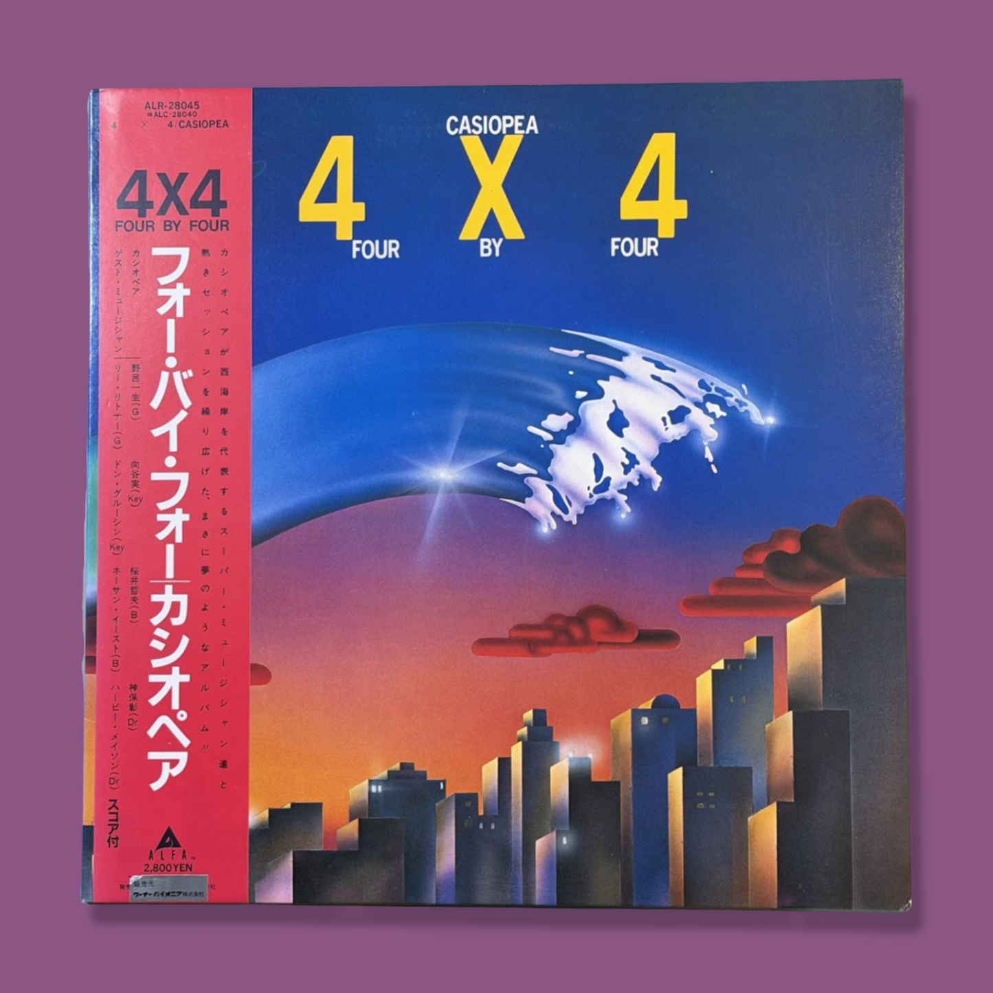 CASIOPEA – 4×4 Four by Four Vinyl Record LP (1982)