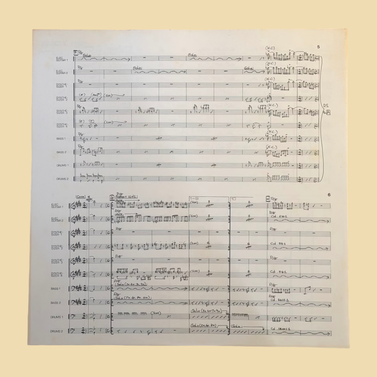 CASIOPEA – 4×4 Four by Four Vinyl Record LP (1982)