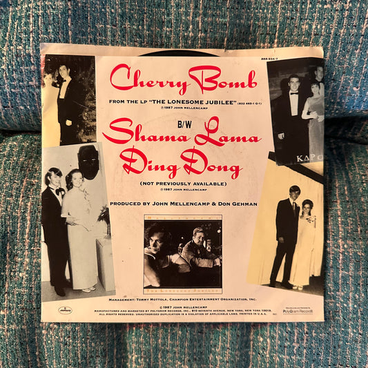 JOHN MELLENCAMP - Cherry Bomb, Shama Lama Ding Dong 7" 45RPM