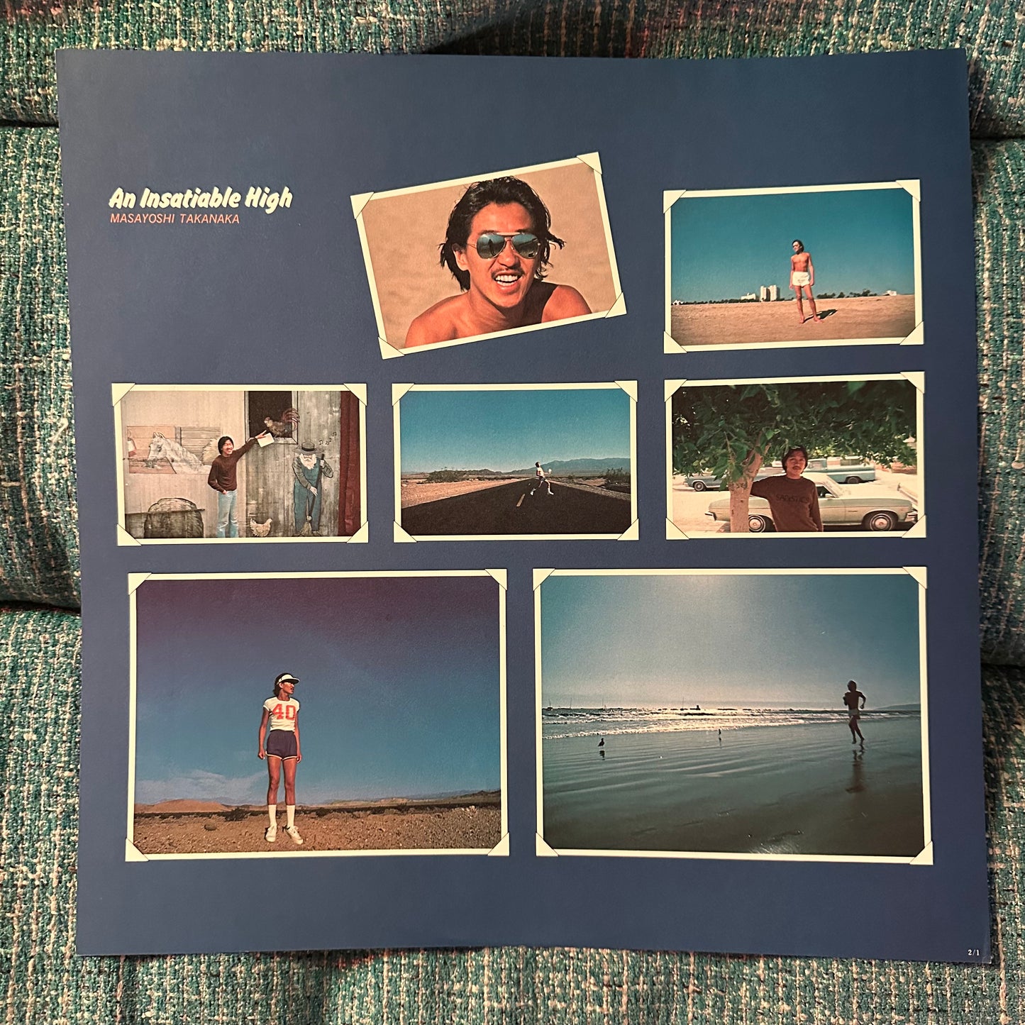 MASAYOSHI TAKANAKA - An Insatiable High Vinyl Record LP with Poster