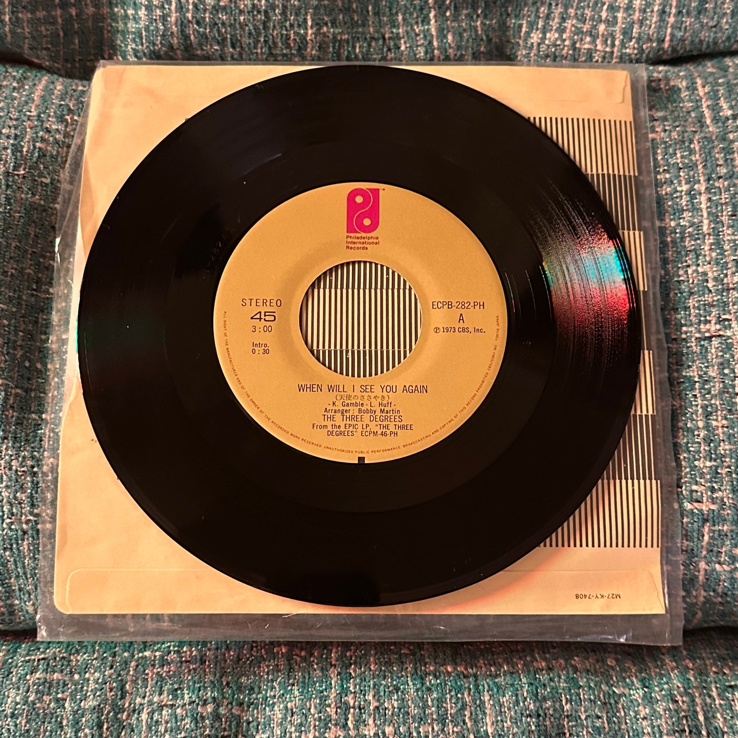 THE THREE DEGREES – When Will I See You Again, Year of Decision Japanese Import 7" 45RPM