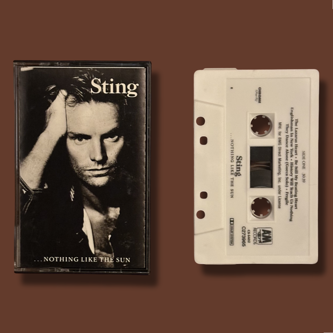 STING – …Nothing Like the Sun Cassette Tape