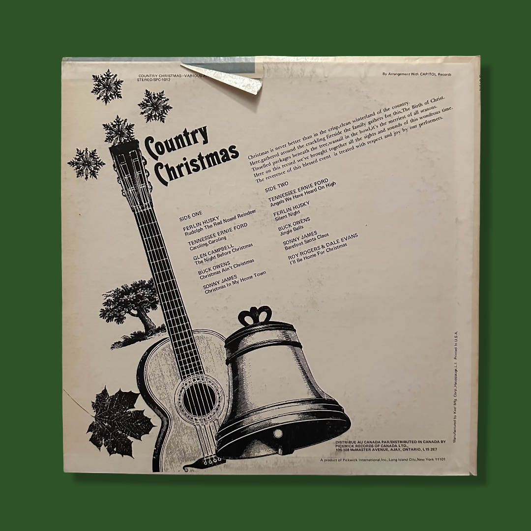 V/A - Country Christmas SPC-1012 Vinyl Record