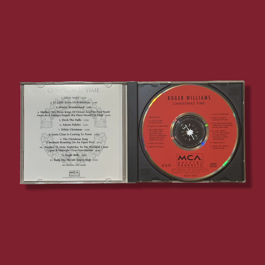 ROGER WILLIAMS – Christmas Time CD