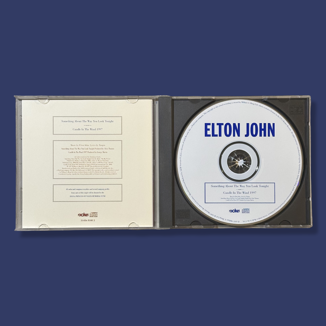 ELTON JOHN – Something About The Way You Look Tonight, Candle in the Wind 1997 CD