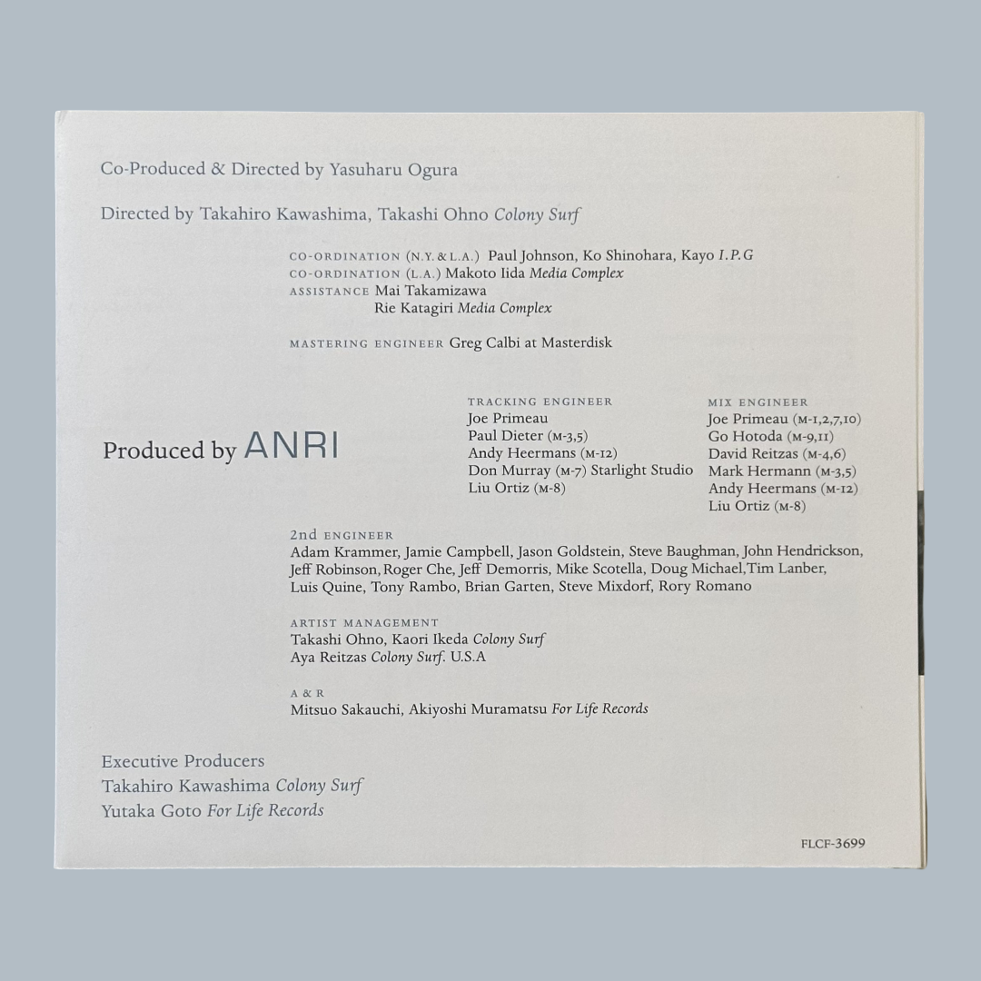 ANRI – Twin Soul (1997) CD