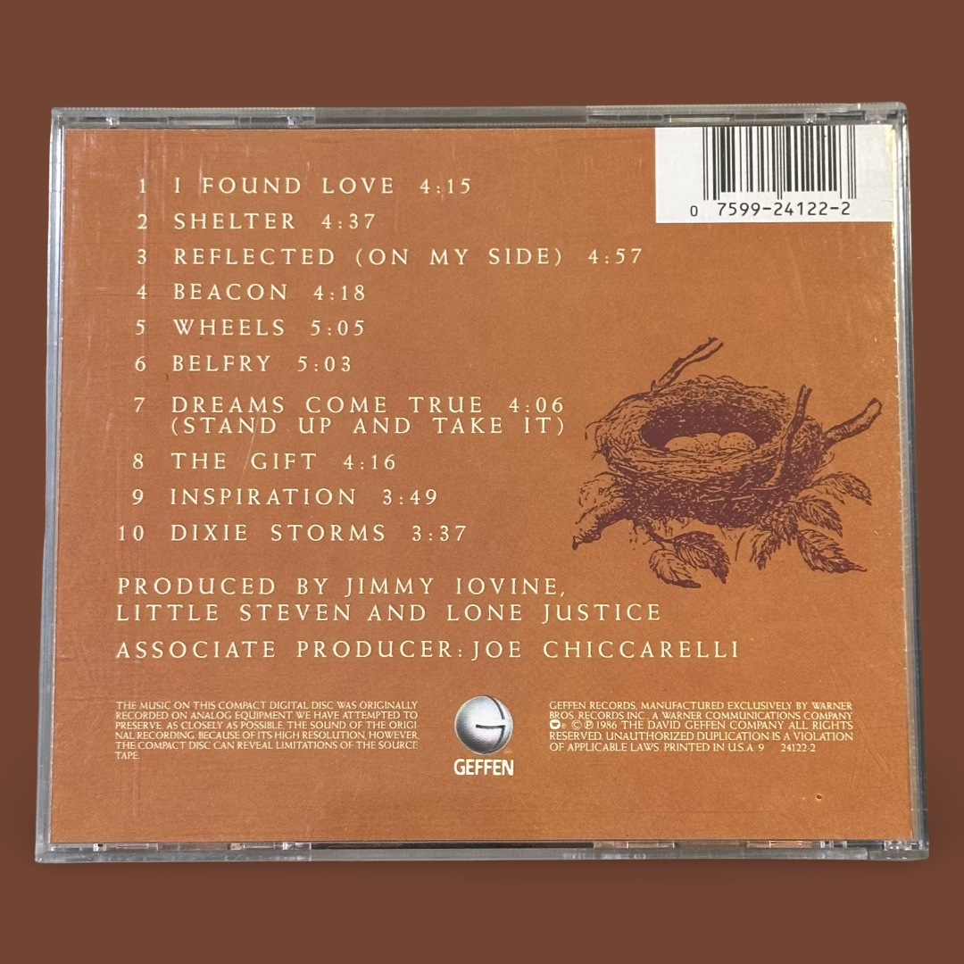 LONE JUSTICE — Shelter CD