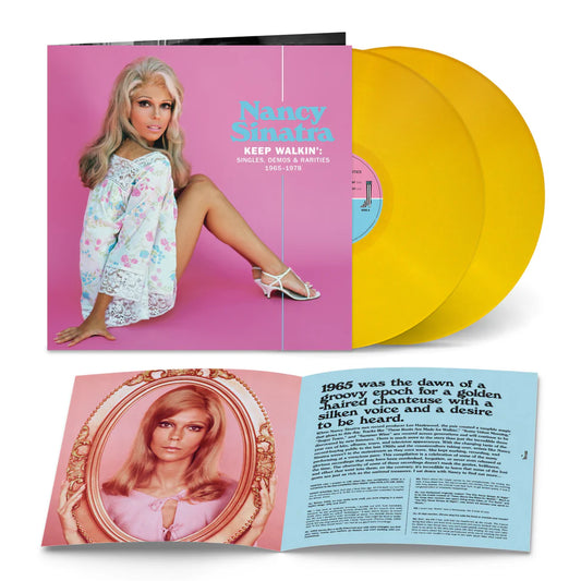 NANCY SINATRA - Keep Walkin’: Singles, Demos & Rarities 1965-1978 YELLOW 2LP Vinyl Records